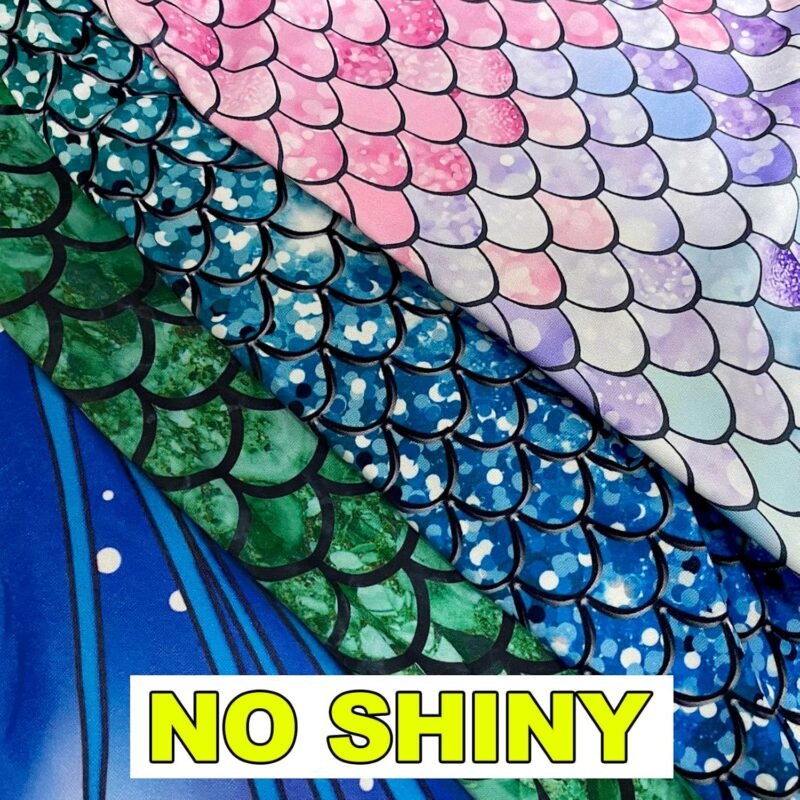 Mermaid Yoga Print Leggings for Women Plus Size Fish Scale High Waisted Pants Halloween Costume Tights - Image 5