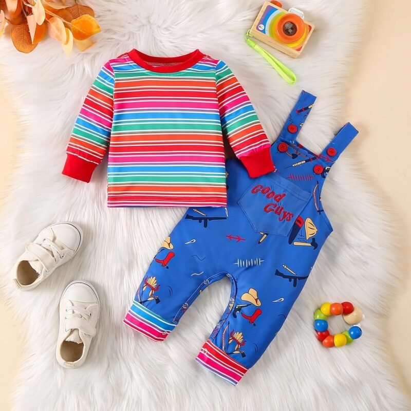 Baby Boy My 1st Halloween outfits,Baby Toddler Boy Halloween Clothes - Image 2