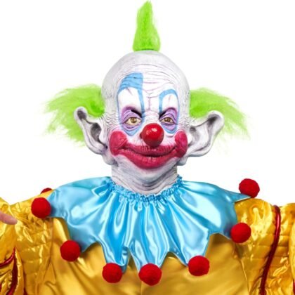 Rubie's Men's Killer Klowns from Outer Space Deluxe Overhead Latex Mask, Shorty, One Size for Themed Parties and Halloween