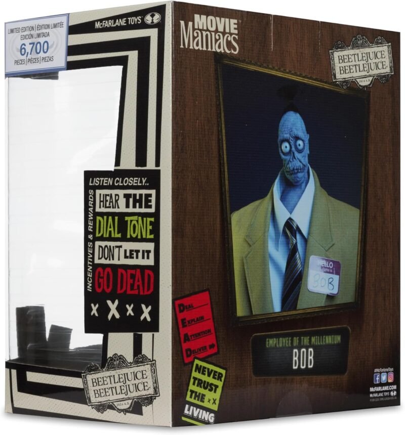 McFarlane Toys - Bob The Shrinker (Beetlejuice Beetlejuice) 6in Posed Figure - Image 11