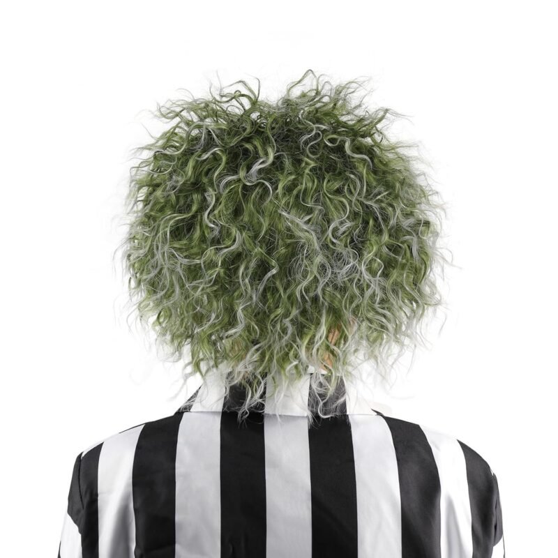 Green Wig Men,Short Curly Wig,Halloween Costumes Wigs For Men - Image 7