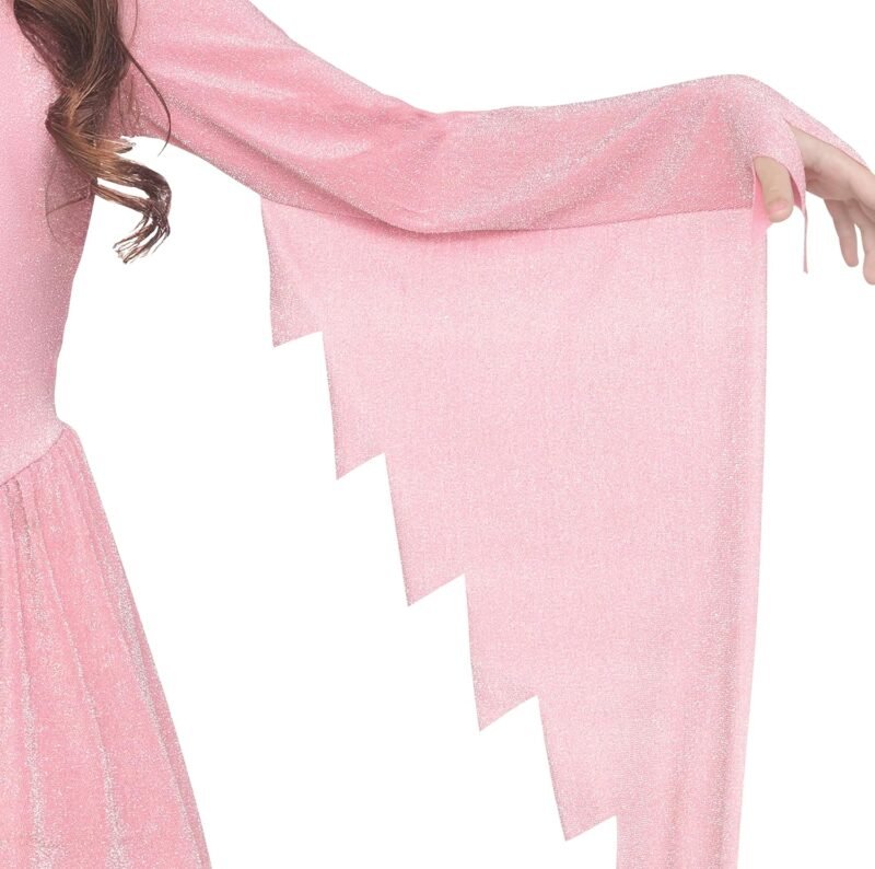 Fun World Girls Ghost Face Pink Sparkle - Image 4