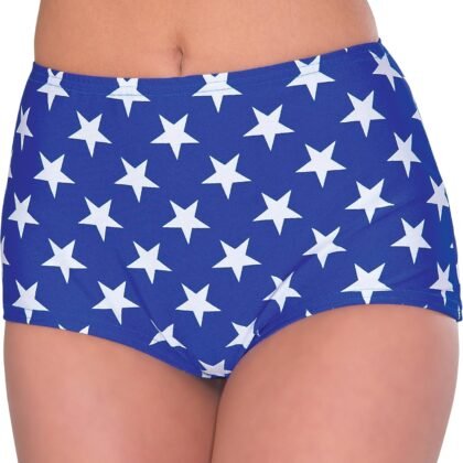 Rubies DC Comics Superheroes: Wonder Woman Boy Shorts for Adults, Women's Standard