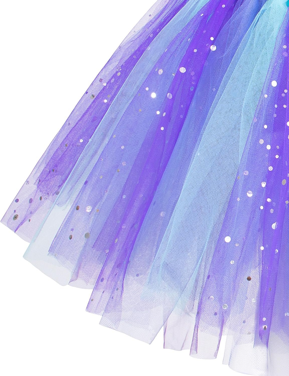 Little Mermaid Tutu Dress for Girls - Princess Mermaid Ariel Costume with Accessories - Image 7