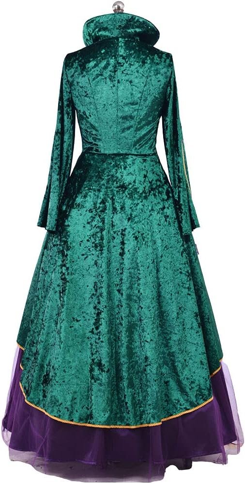 Medieval Witch Sister Cosplay Costume Womens Dress Halloween Costume Robe - Image 4