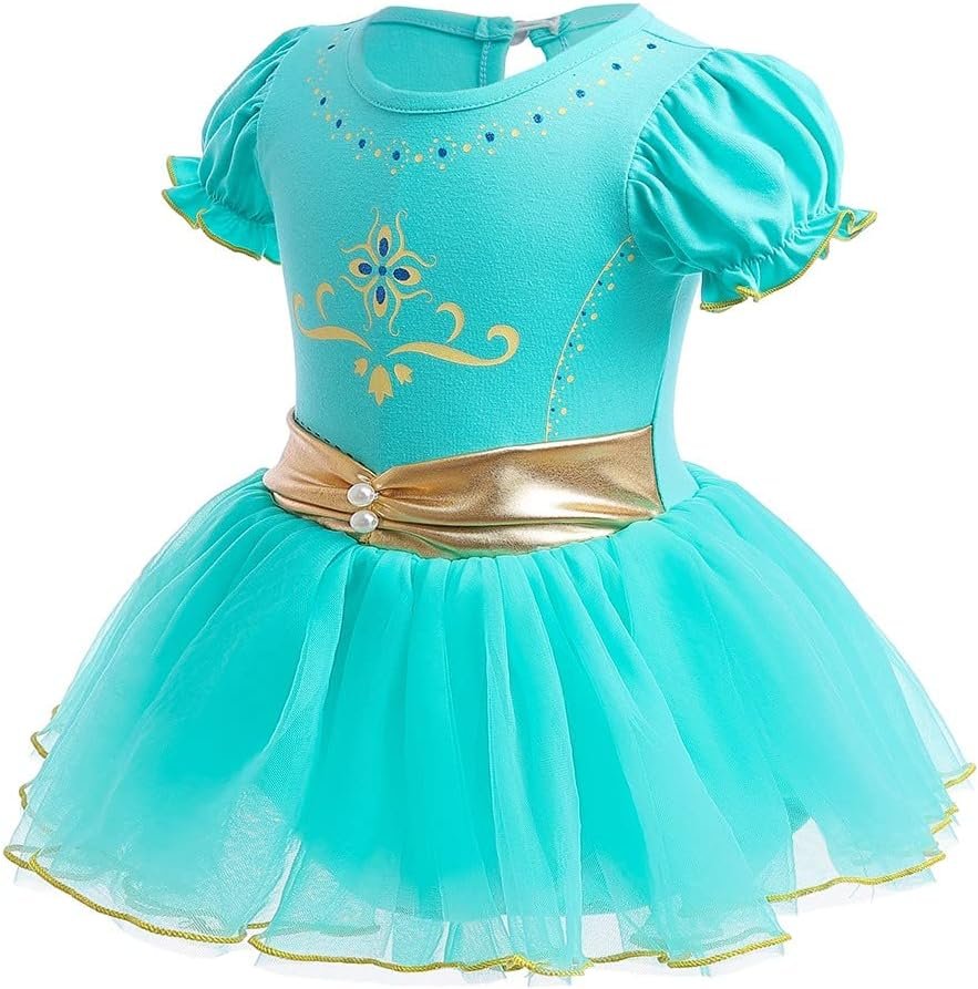 Baby Girls Snow White Belle Sofia Birthday Princess Christmas Halloween Costume Bodysuit Romper Tutu Dress w/Headband - Image 2