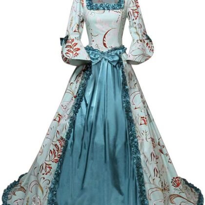 Wraith of East Marie Antoinette Masked Ball Victorian Dress 18th Century Medieval Civil War Ball Gown Costume