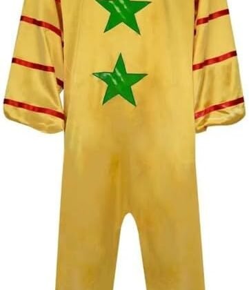 Feeriay Adult Killer Clowns Costume Shorty Cosplay Jumpsuit Adult Outfits for Halloween Role Play Party