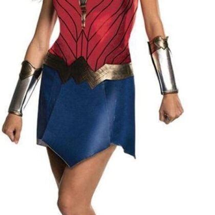 Rubies Women's DC Wonder Woman Costume with Accessories for Themed Parties and Halloween, As Shown, Medium