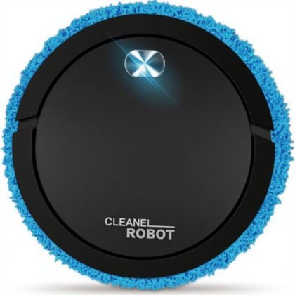Robot Mop,Robot Vacuum Cleaner, Intelligent Wet Dry Robot, Rechargeable, Ultra-Thin and Silent, Wireless Auto Sweeping & Mopping,Suitable for Floors and Tiles