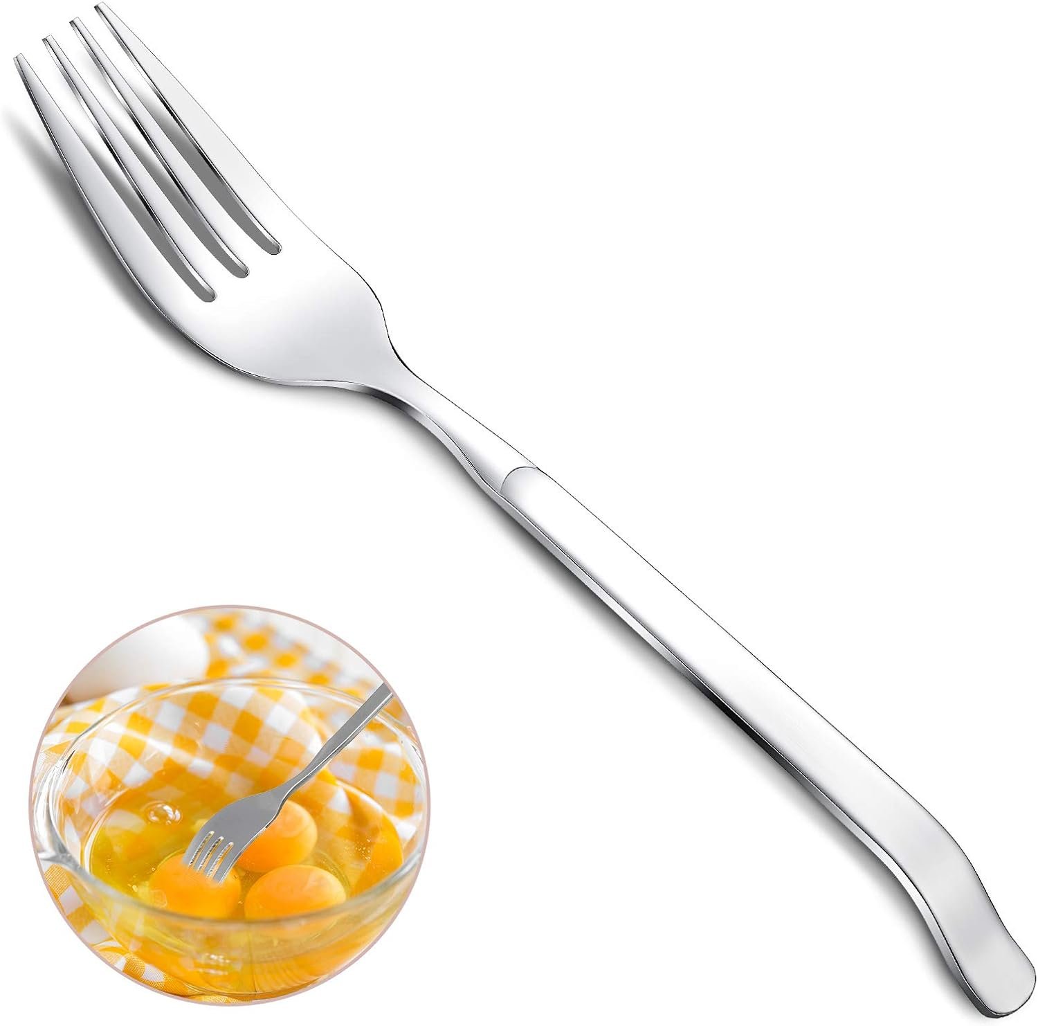 Patelai Pastry Jumbo Giant Huge Fork 10.8 Inch Stainless Steel Fork for Mashing Food Whisking Eggs Dishwasher Safe Heat Resistant Baking Serving Mixing for Kitchen Use