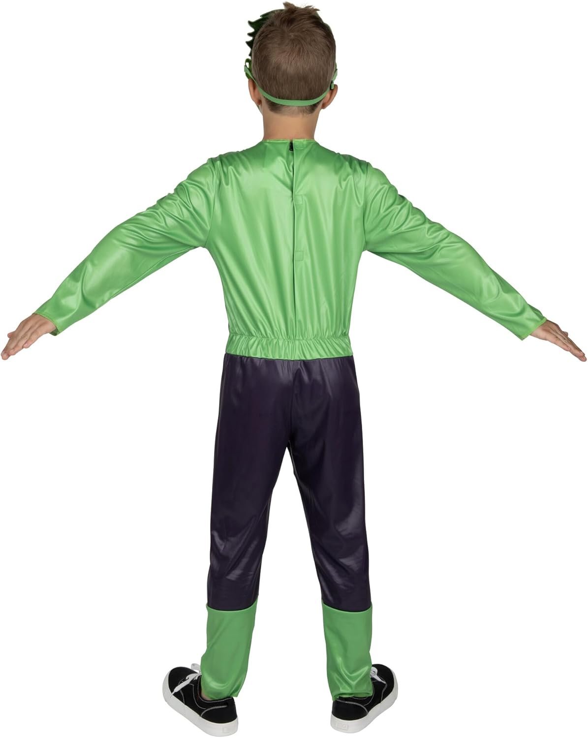 MARVEL Hulk Official Youth Halloween Costume - Premium Quality Fabric Jumpsuit with Printed Design and Plastic Mask - Image 7