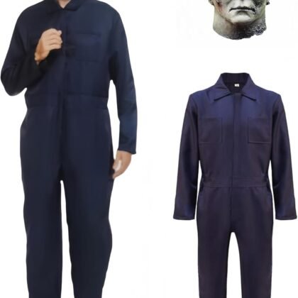 Michael Myer Costume for Adult，Halloween Cosplay Horror Killer costume Props