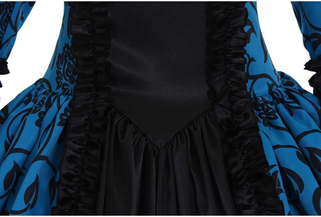 1791's lady Women's Victorian Rococo Dress Inspration Maiden Costume - Image 6