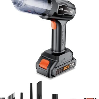 15000PA Hand Held Vacuum Cleaner Cordless Rechargeable, 2000mAh*2Battery Mini Vacuum Cleaner, Cars Accessories Interior, 4-in-1 Portable Air Duster ForCar, Office, Home, Pet Hair Cleaning