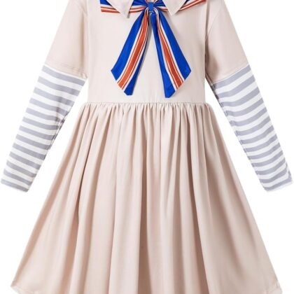 Daddy's New Fishing Buddy Halloween Horror School Uniform Doll Role Play Costume Big Bow School Uniform Girl Dress