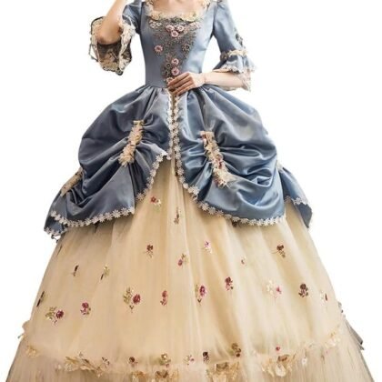 KEMAO Rococo Victorian Baroque Marie Antoinette Dresses Renaissance Period Ball Gown