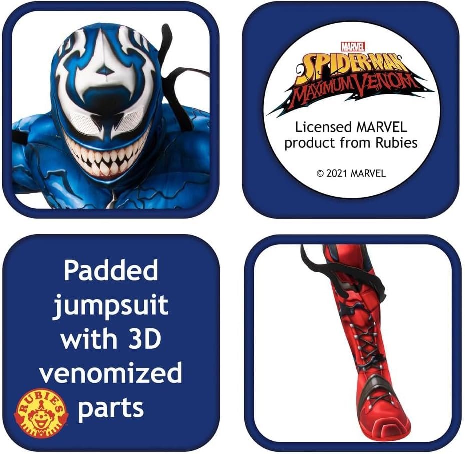Rubie's Boy's Marvel Spider-Man Maximum Venom Deluxe Venomized Captain America Costume - Image 2