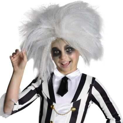Beetlejuice: Beetlejuice Wig for Kids by Rubies Boy's No Size