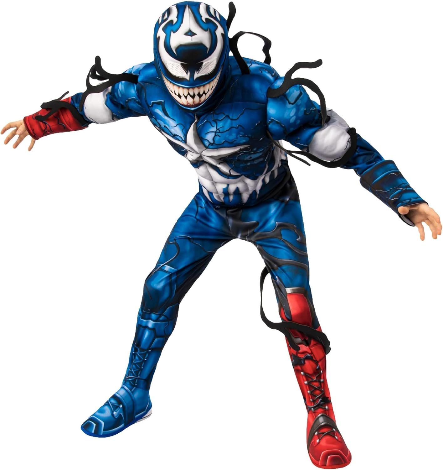 Rubie's Boy's Marvel Spider-Man Maximum Venom Deluxe Venomized Captain America Costume