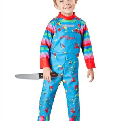 Rubies Toddler Child's Play 2 Chucky Toddler Costume Jumpsuit and Prop