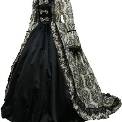 CountryWomen Marie Antoinette Princess Dress Period Ball Gown Reenactment Theater Dress Brocade Ball Gown Queen Dresses