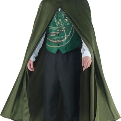 Cloak With Hood Men Medieval Cloak Wizard Robe Renaissance Cape Unisex Halloween Costume Cosplay Prop For Women
