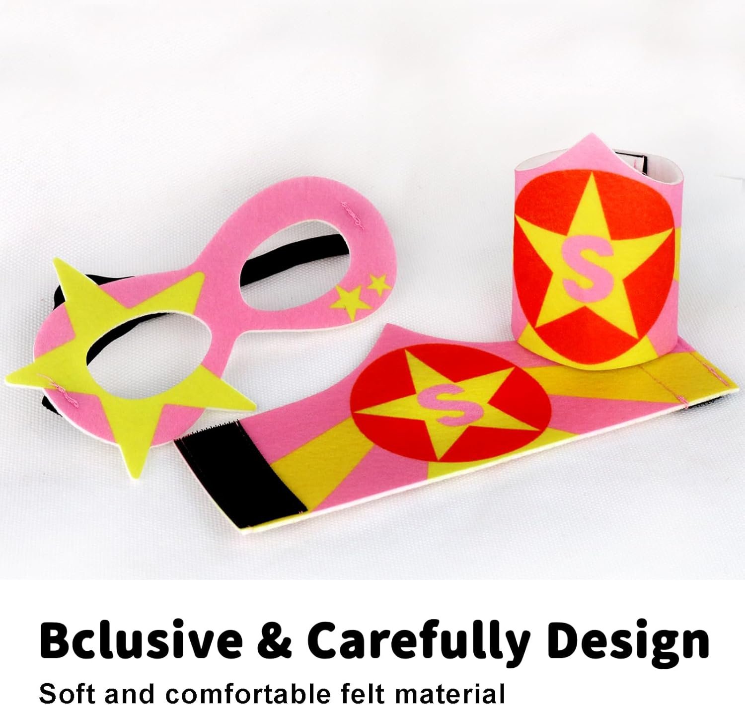 iROLEWIN Superhero-Capes for Kids Super Hero Costumes Girls-Boys Toddler Dress Up Clothes as Party-Toys Gifts Mask Bracelet - Image 7