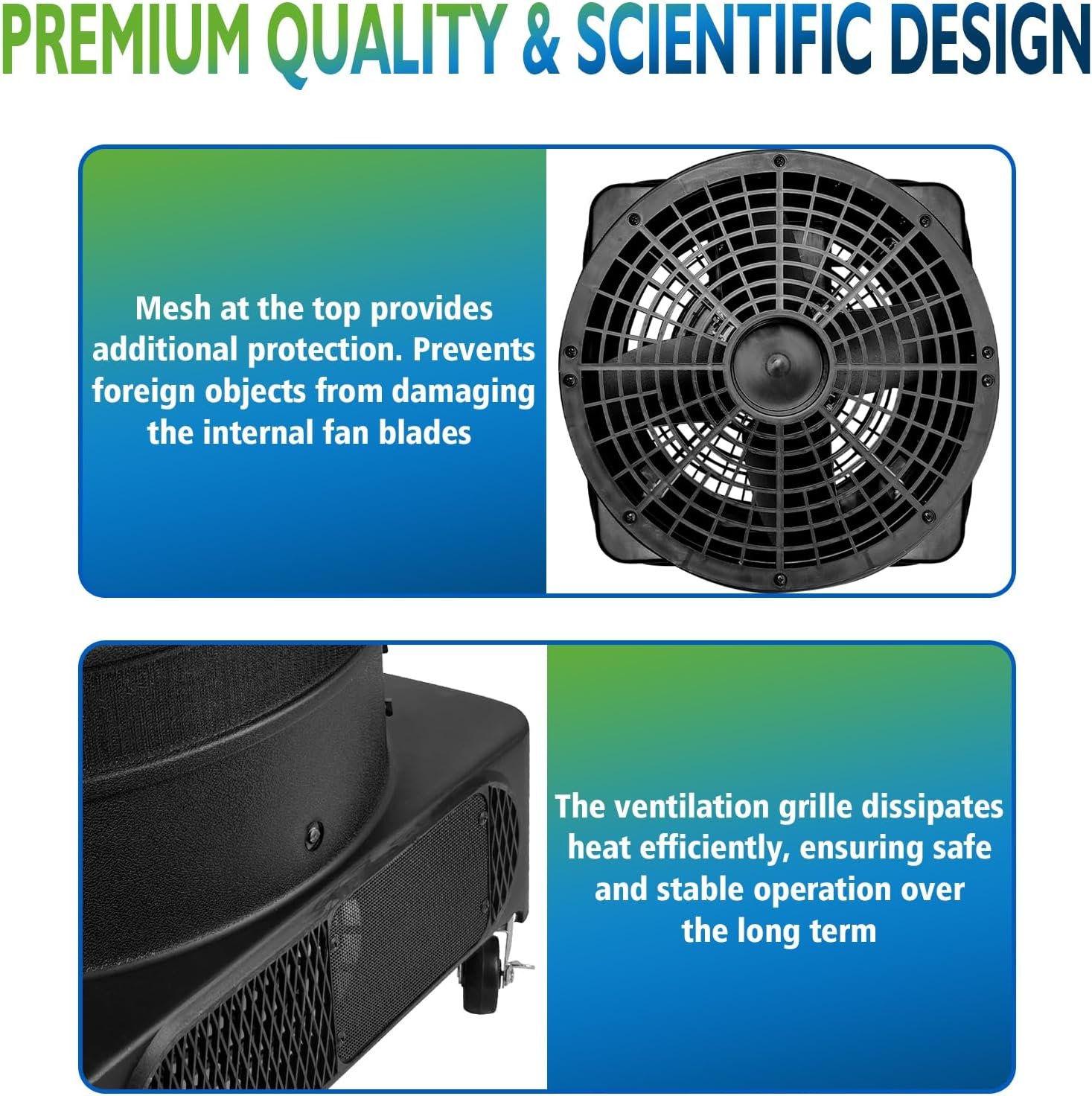 1 HP Wacky Waving Inflatable Tube Guy Air Blower, 750W Inflatable Tube Man Blower Fan, Fits 18" Diameter Inflatable Dancer - Image 6