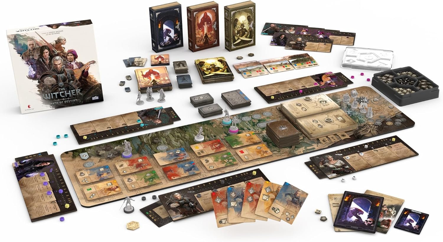 The Witcher: Path of Destiny Deluxe Edition - Competitive Tableau-Building Strategy Game Featuring Geralt, Yennefer, Ciri & More, Ages 14+, 1-5 Players, 45-90 Minute Playtime - Image 5