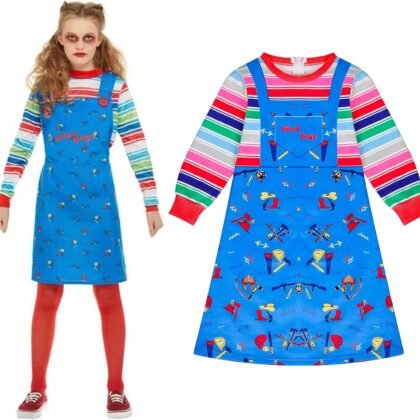 Child Chucky Costume Boys Halloween Outfits Horror Cosplay for 2-8 Years