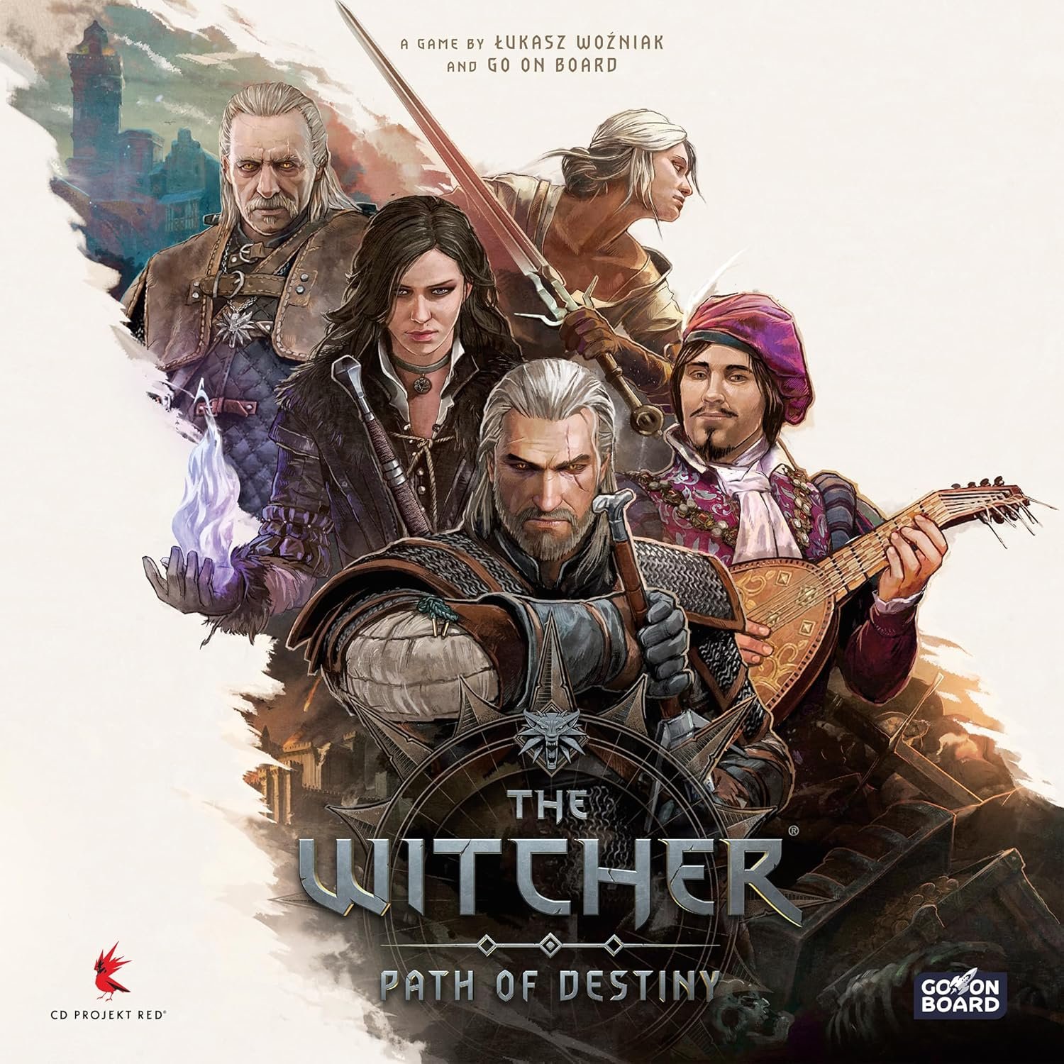 The Witcher: Path of Destiny Deluxe Edition - Competitive Tableau-Building Strategy Game Featuring Geralt, Yennefer, Ciri & More, Ages 14+, 1-5 Players, 45-90 Minute Playtime - Image 2