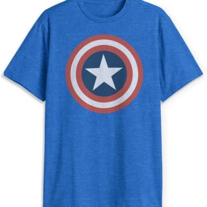 Marvel Mens 80s Captain 2 Short Sleeve T-Shirt