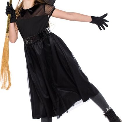yolsun Girls' Witch Costume, Halloween Children Classic Witchy Dress Up