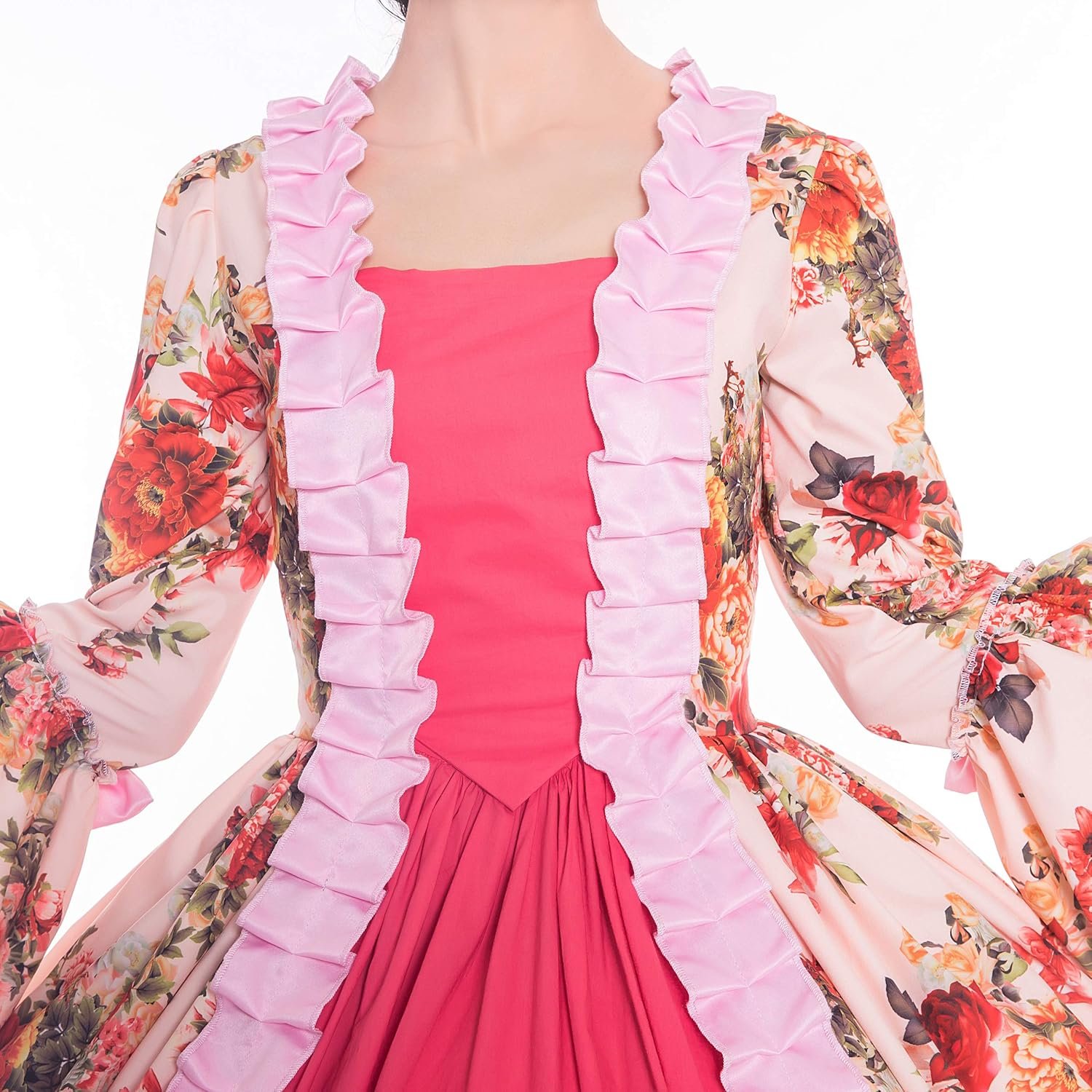 CountryWomen Victorian Dress for Women Long Party Dress Women's Rococo Masquerade Ball Gown - Image 6