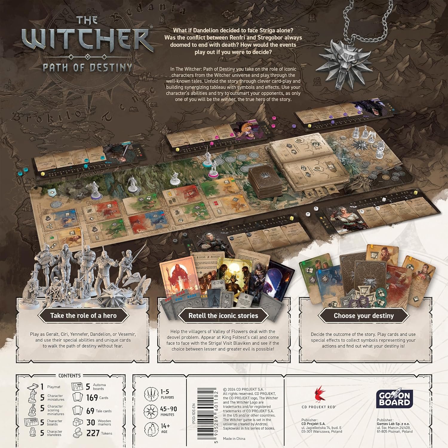 The Witcher: Path of Destiny Deluxe Edition - Competitive Tableau-Building Strategy Game Featuring Geralt, Yennefer, Ciri & More, Ages 14+, 1-5 Players, 45-90 Minute Playtime - Image 3