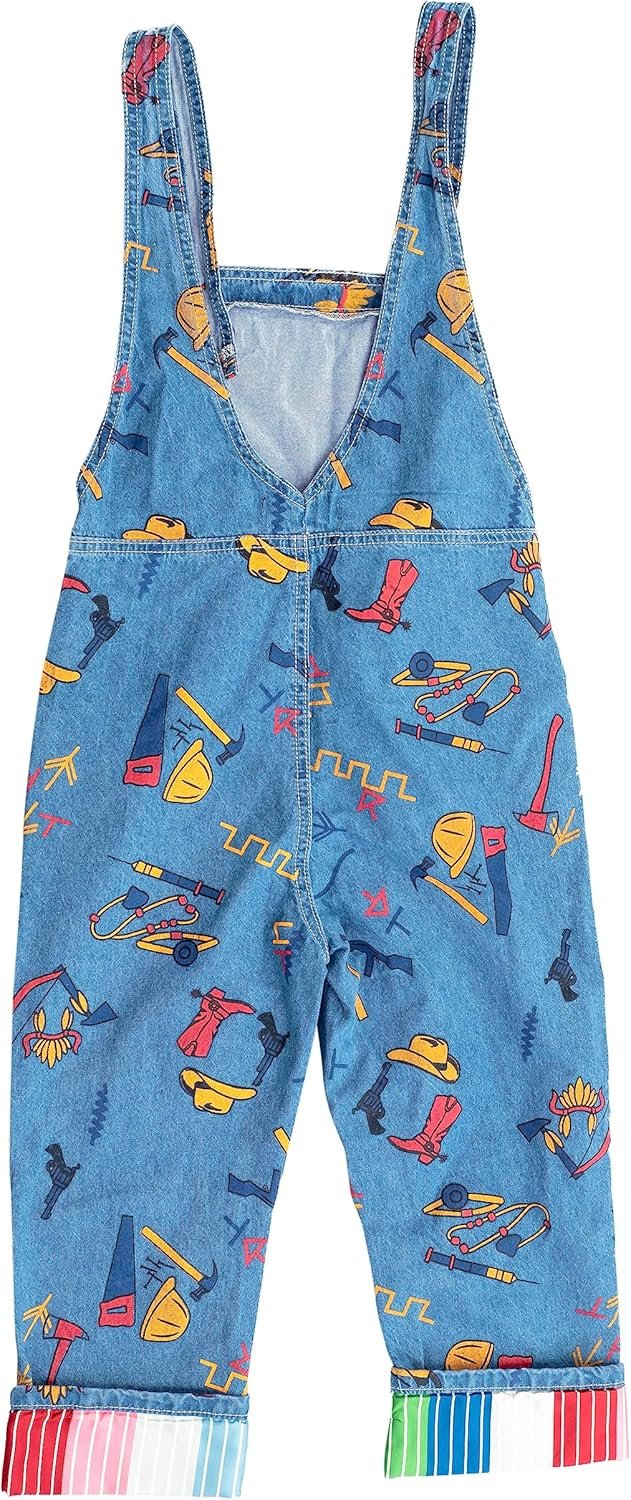 Chuckie Good Guy Doll Kids Costume Set Long Sleeve Shirt and Overalls Childrens Halloween Cosplay - Image 6