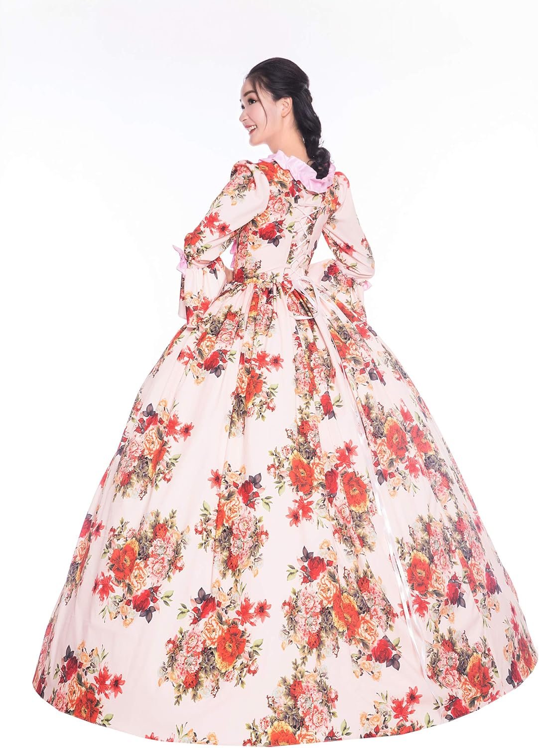 CountryWomen Victorian Dress for Women Long Party Dress Women's Rococo Masquerade Ball Gown - Image 4