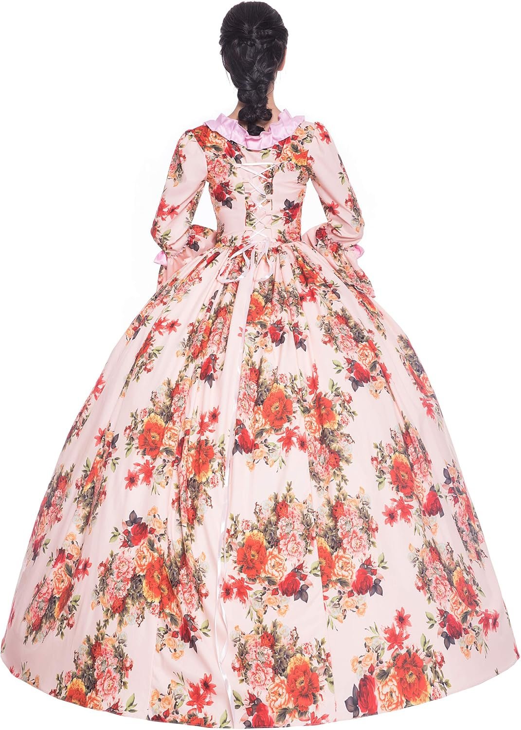 CountryWomen Victorian Dress for Women Long Party Dress Women's Rococo Masquerade Ball Gown - Image 5