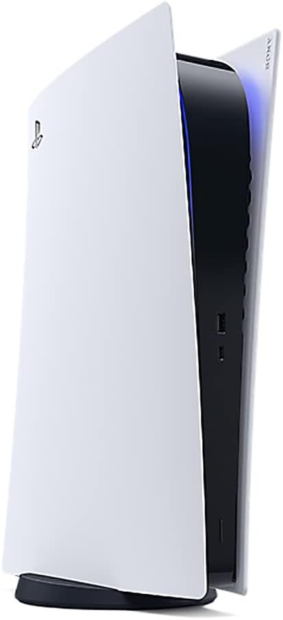 Sony PS5 PlayStation 5 Digital Edition Gaming Console + Wireless Controller - 16GB GDDR6 RAM, 825GB SSD, 120Hz 8K Output, White - Image 5