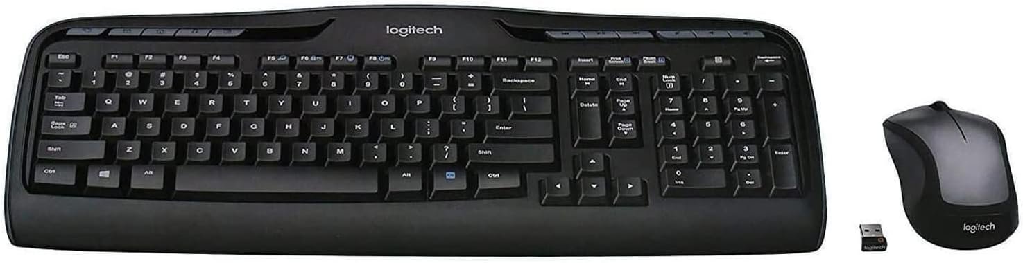 Logitech MK335 Wireless Keyboard and Mouse Combo (Renewed)