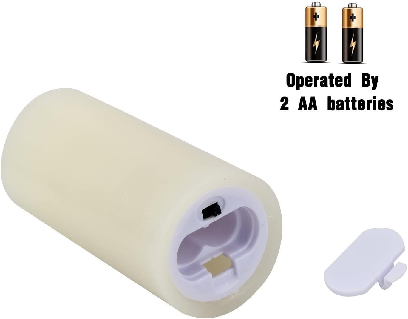 antizer Flameless Candles Led Candles Pack of 9 (H 4" 5" 6" 7" 8" 9" x D 2.2") Real Wax Battery Candles with Remote Timer for Home Fireplace Decor Wedding Festival Decor (Ivory 9 Pack) - Image 5