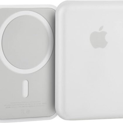 oakxco Silicone Case Compatible with Magsafe Battery Pack, Magsafe Battery Pack Cover, Scratch & Shatter Resistant, Matte Clear