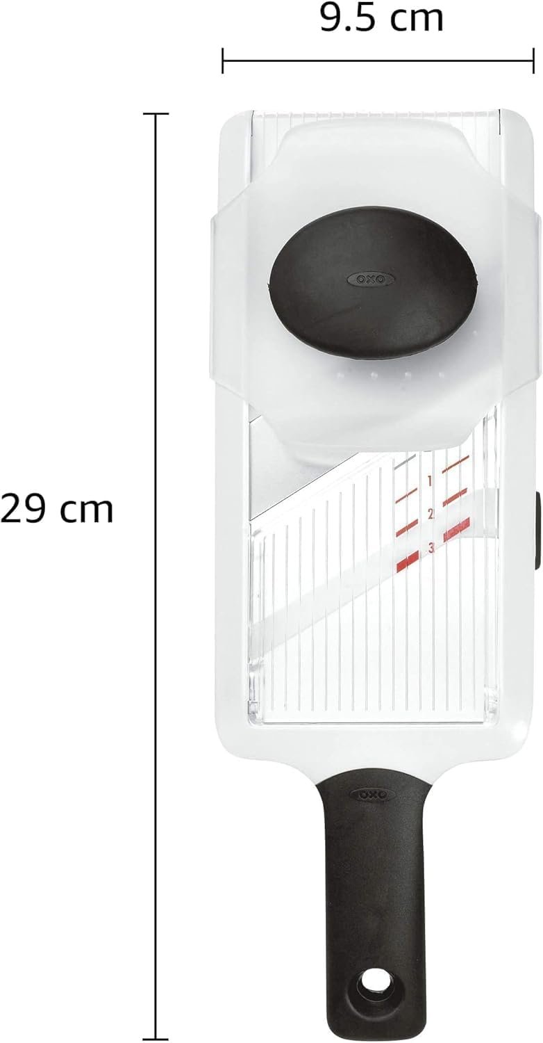 OXO Good Grips Handheld Mandoline Slicer for Kitchen, Adjustable Vegetable Slicer - Image 9
