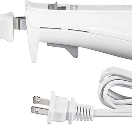 Proctor Silex Easy Slice Electric Knife for Meat Slicing, Poultry, Bread, Crafting Foam and More, Lightweight with Contoured Grip, White, (74312)