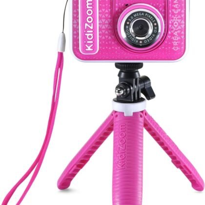 VTech KidiZoom Creator Cam, Glitter Pink