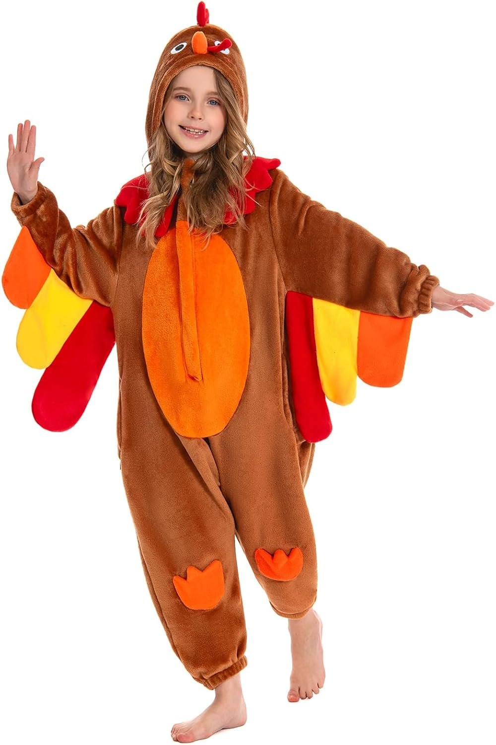 OLAOLA Kids Animal Onesie, Unisex Onesies, Plush Cosplay Pajamas for Girls Boys, One-Piece Sleepwear Halloween Costume