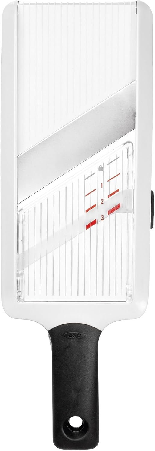 OXO Good Grips Handheld Mandoline Slicer for Kitchen, Adjustable Vegetable Slicer - Image 3