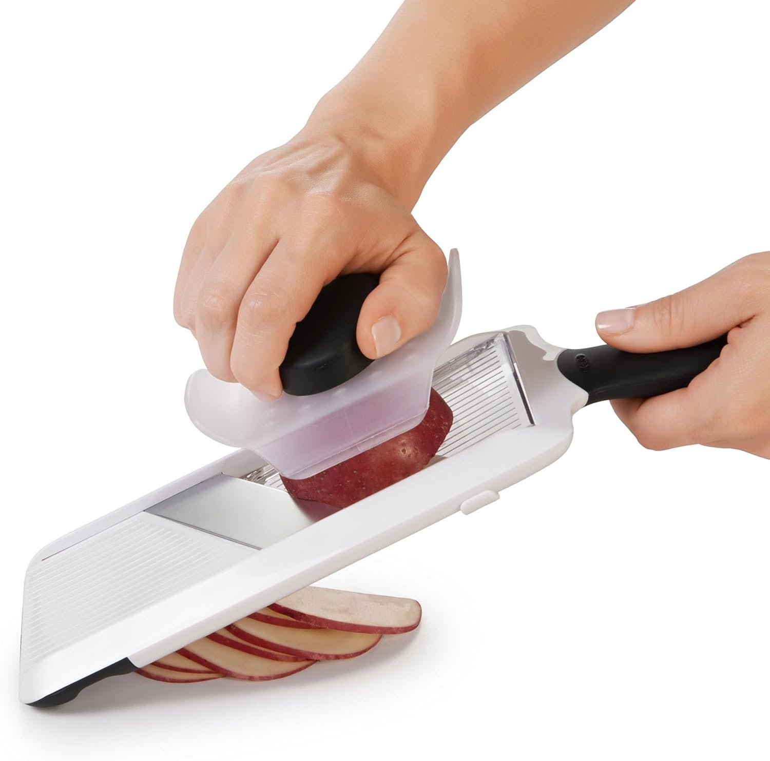 OXO Good Grips Handheld Mandoline Slicer for Kitchen, Adjustable Vegetable Slicer - Image 6