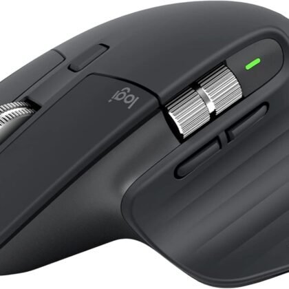 Logitech MX Master 3S Performance Wireless Mouse - Graphite With Bolt Reciever